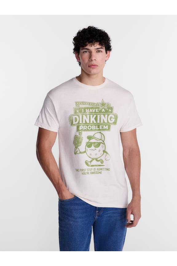 I Have a Dinking Problem Funny Pickleball Graphic T-Shirt