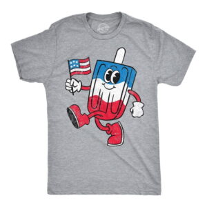 USA Popsicle Funny 4th of July Graphic T-Shirt
