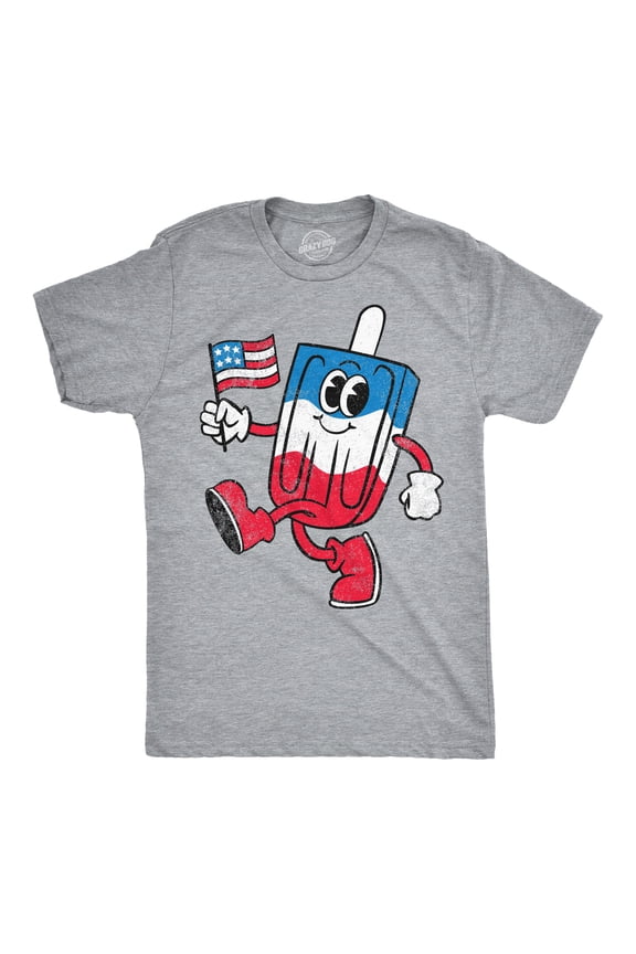 USA Popsicle Funny 4th of July Graphic T-Shirt
