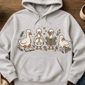 Faith Geese Hoodie - Cute Christian Bible Study Sweatshirt